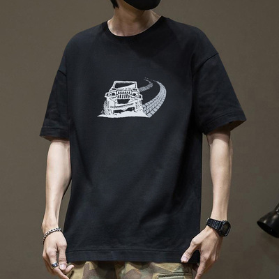 潮牌美式t恤悟空有货宽松衣服