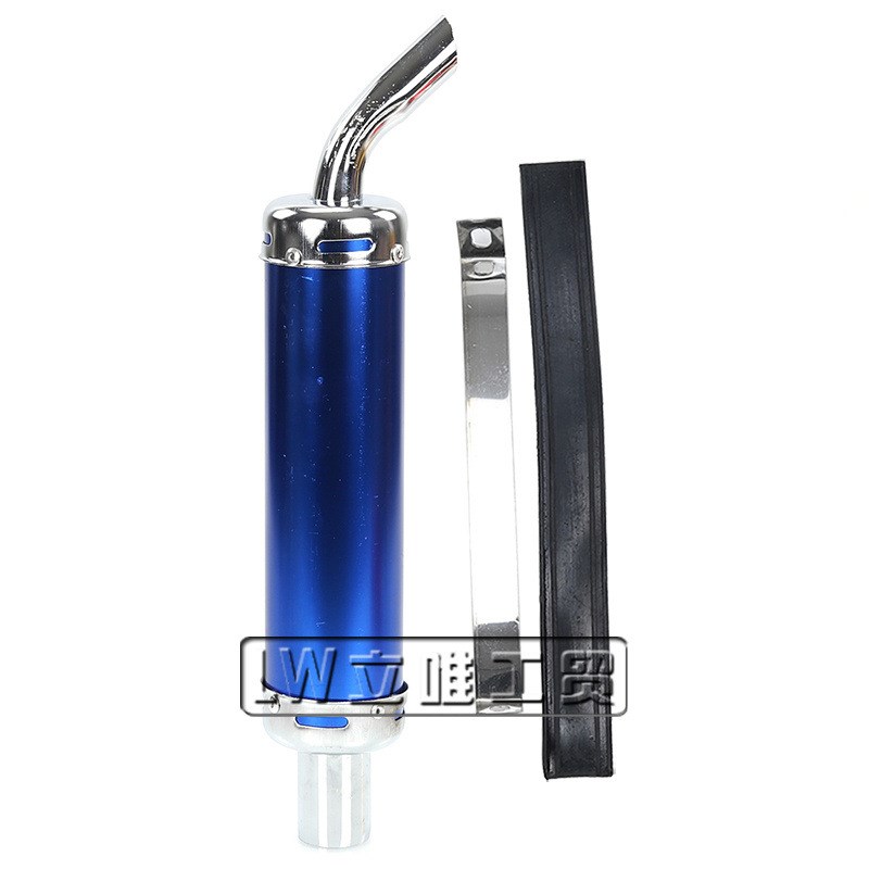 越野摩托车配件小高赛110-140cc排气管排气筒28mm口径消声器