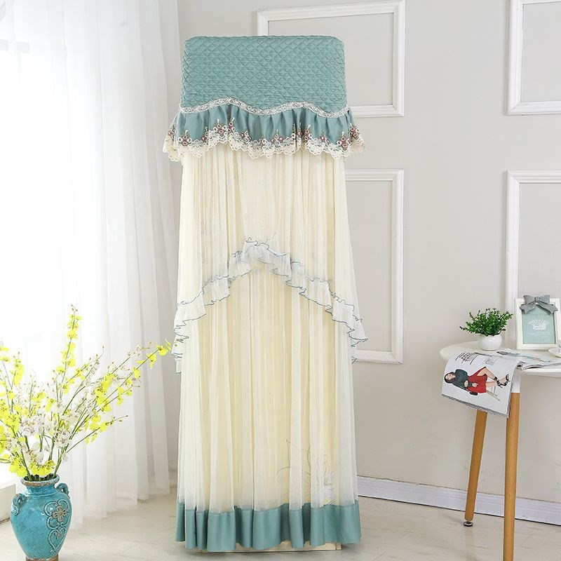 厂家 空调罩柜机立式方形柜式空调套防尘罩布艺3匹2P开机不取