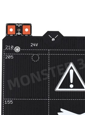 3D打印机配件MK52热床平台PCB铝基板 Magnetic HeatBed12 24V磁性