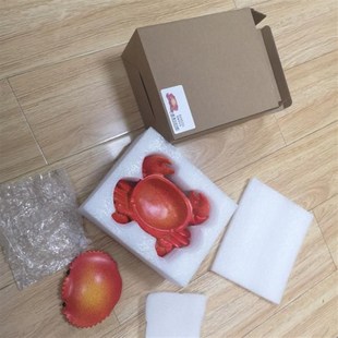 螃蟹烟灰缸装皿 家居装饰摆设螃蟹烟灰缸烟头烟灰缸客厅摆件