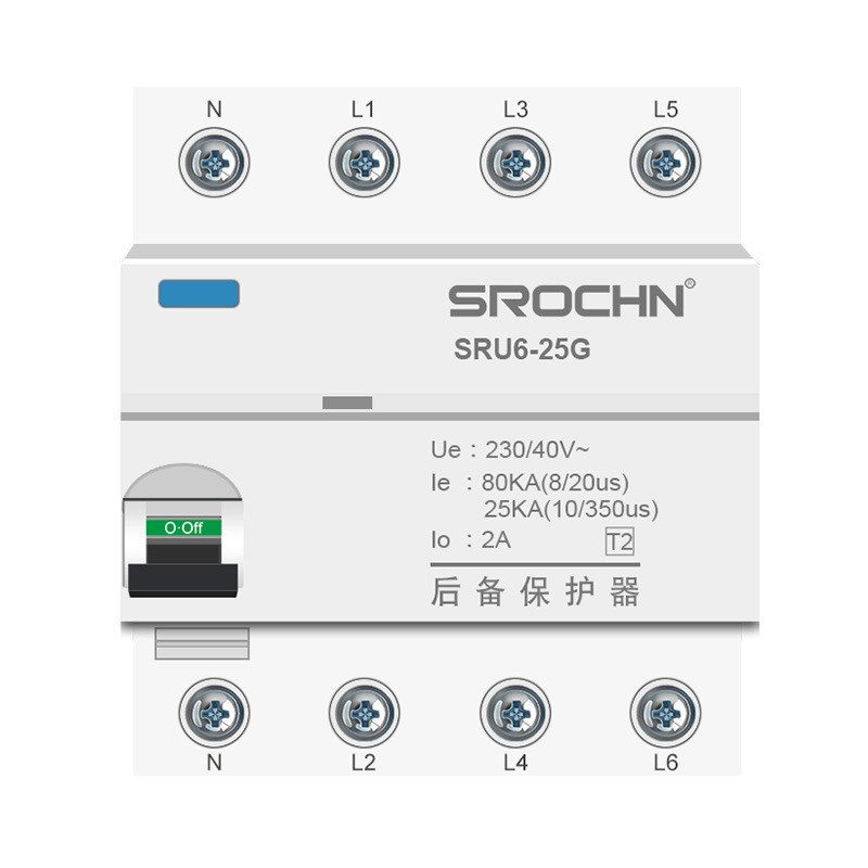 硕瑞电气SCB T1防雷浪涌后备4P12.5 15 25KA(10/350)后备保护器