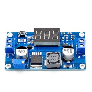 输出可调 DC可调升压模块4.5 55V 带电压表显示 32V升5 XL6009