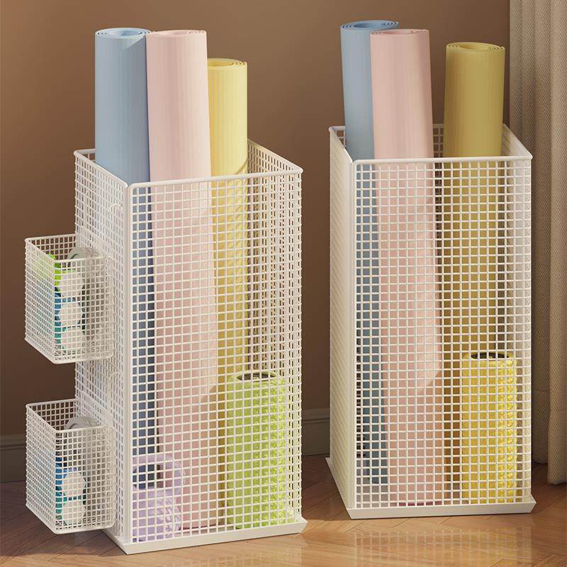 瑜珈垫收纳筐带轮家用健身小工具置物架子健身房运动工具脏衣篮子,收纳整理,运动器材收纳用具,淘宝优惠券,粉丝福利购,淘宝优惠卷