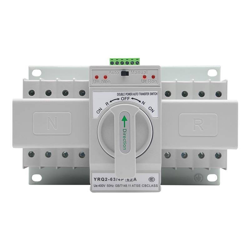 双电源自动转换开关4P 63A 100A 125A三相四线380V手动切换开关