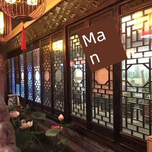 彷古门窗实木窗花格窗花镂空覆古窗户中式装修定制屏风