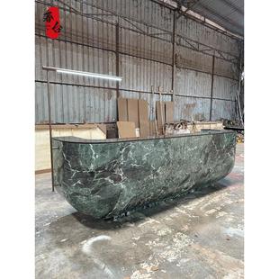 奢台公司前台酒店接待台售楼部服务台会所美容院大理石收银台吧台