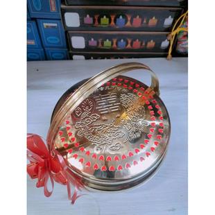 婚庆用品铜火炉婚礼火冲结婚火铳囱暖手脚炉铜火盆旺火盘陪嫁嫁妆