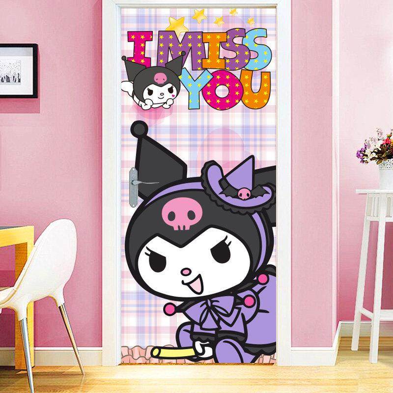 房间门贴纸木门翻新自粘酷乐米卡通动漫宿舍入户旧门改造整张遮,家居饰品,门贴,淘宝优惠券,粉丝福利购,淘宝优惠卷