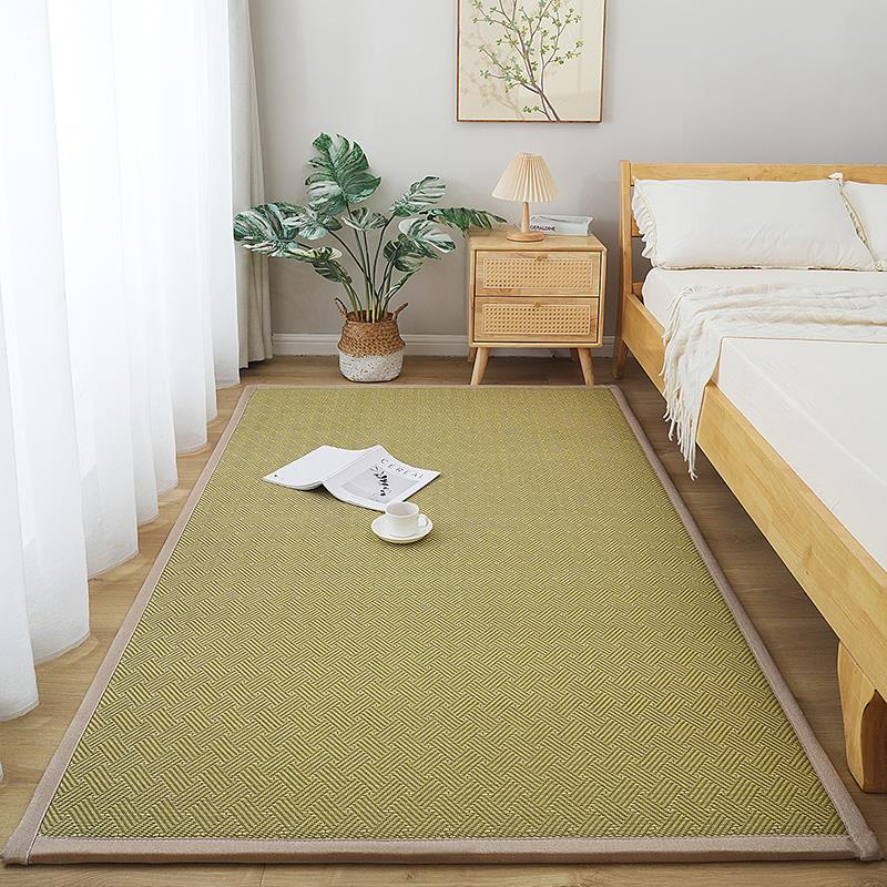 夏天地毯藤编凉席地垫卧室床边毯客厅地铺垫民宿茶室榻榻米垫藤席