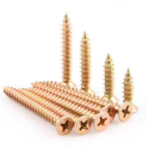 高强度沉头自攻螺丝镀彩平头自攻丝塑钢门窗专用钉