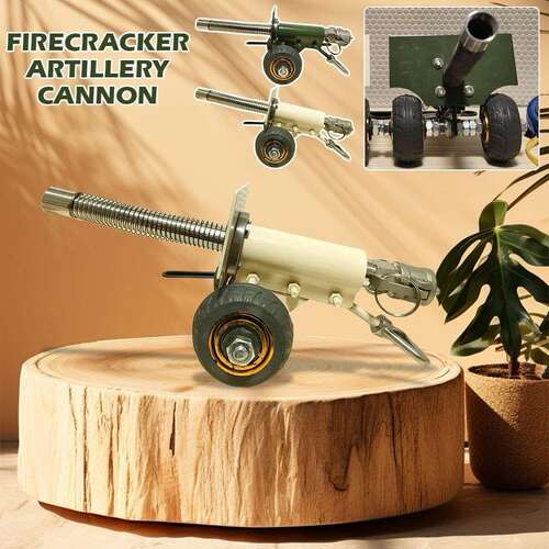 热销Firecracker Artillery Cannon迷你加农炮模型收藏