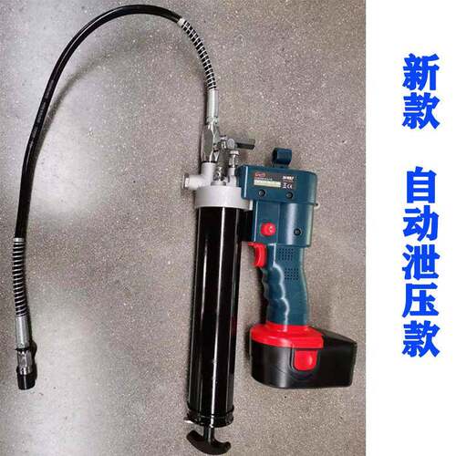 GRT高压电动黄油枪24v新款便携LG2400挖机铲车风机专用单手耐高温