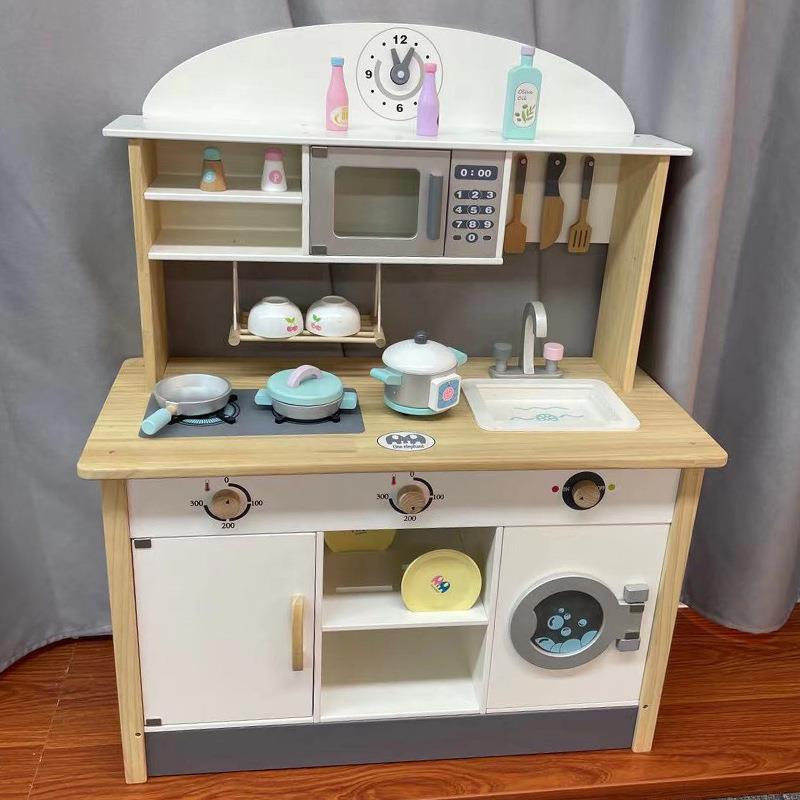 木制幼儿童过家家仿真厨具套装宝宝男女孩煮饭烹饪亲子互动玩具