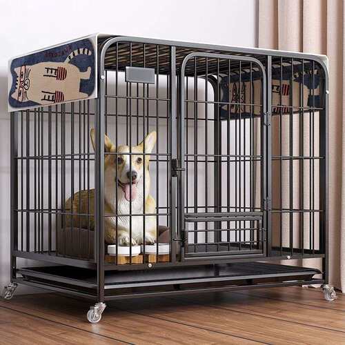 狗笼子小型犬泰迪室内包邮带厕所中型犬大型犬狗笼子金毛猫笼兔笼
