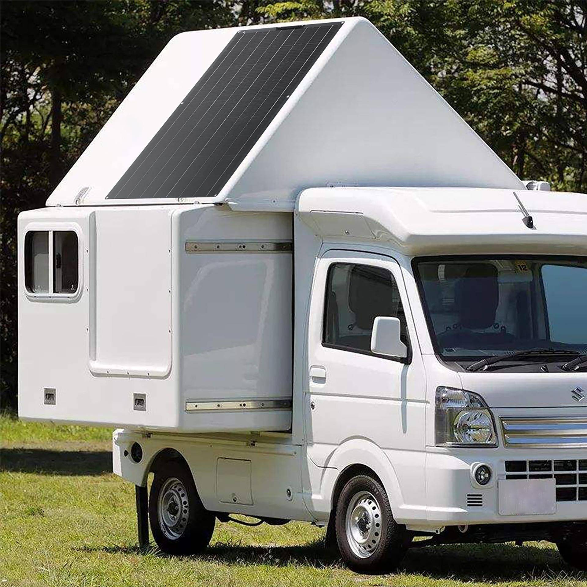 单晶太阳能板120W12V电池光伏系统储能电源房车汽车