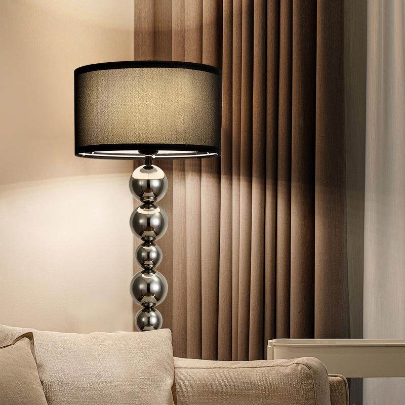 客厅落地灯法式轻奢现代简约复古氛围灯创意卧室护眼高级立式台灯