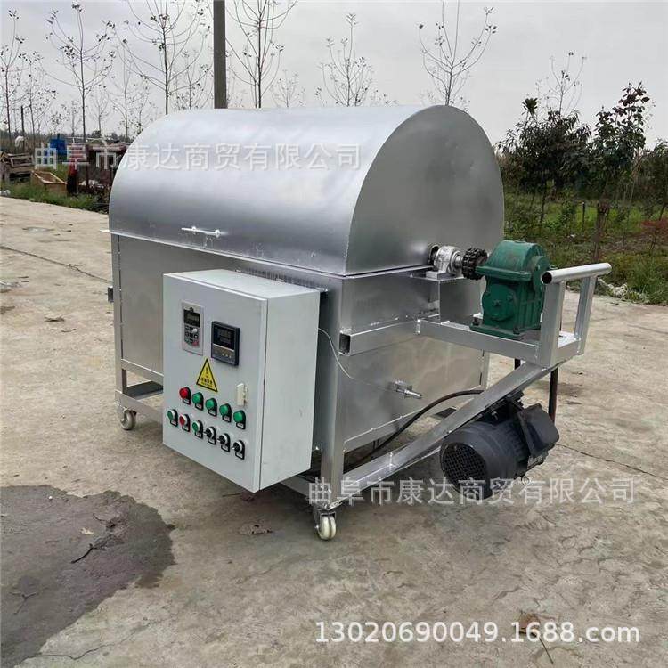电动滚筒翻炒机图片15斤瓜子干货芝麻烘干机金银花筛选炒货机