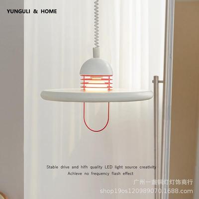 飞碟餐桌灯北欧简约风可伸缩创意吧台灯具创意个性设计师餐厅吊灯