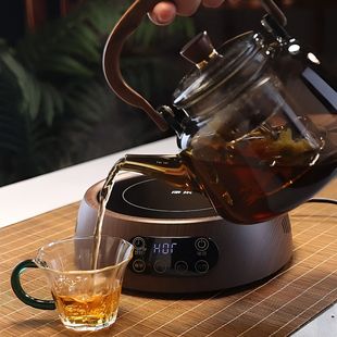 玻璃提梁壶家用小型电陶炉煮茶器烧水壶大容量保温玻璃茶壶