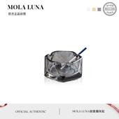 MOLA.Give.玻璃烟灰缸个性 纯色创意水晶摆饰几何烟缸 都洛