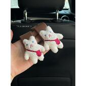 挎包兔兔车载挂钩车用挂钩可爱车饰品汽车多功能收纳粘钩车内用品
