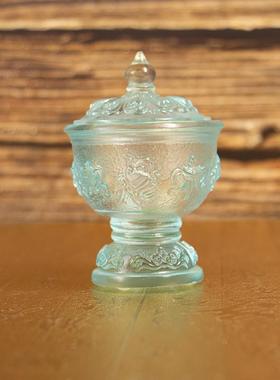 供台七宝古法琉璃室内家居八吉祥供水杯贡杯佛台供佛用品圣水杯