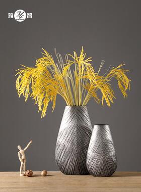 现代无障碍豪华高端花瓶饰品客厅插花简约艺术电视柜入口餐桌高端