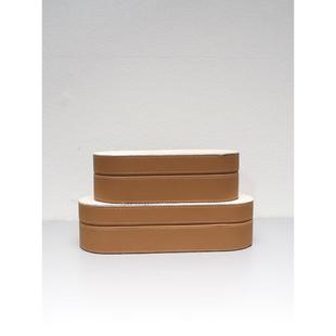 马皮革珠宝收纳盒饰品酒店样板房家庭桌面简单易用的奢侈品化妆品