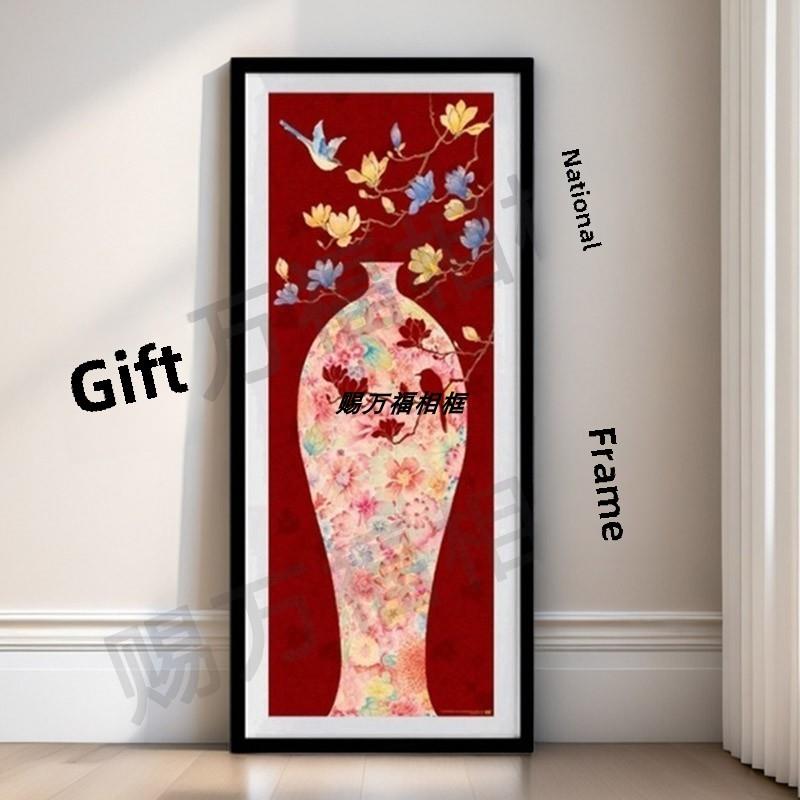 繁花似锦拼图相框1000片配套框88*33金属实木画框裱框裱框专用框