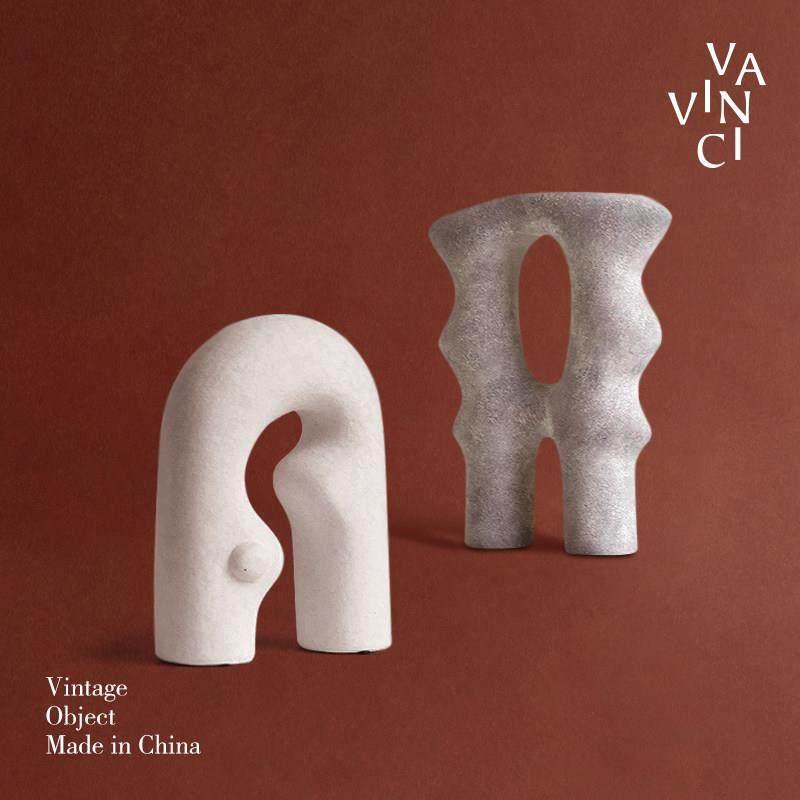 梵其现代简约抽象几何陶瓷摆件北欧创意家居饰品客厅玄关酒柜桌面,家居饰品,装饰摆件,淘宝优惠券,粉丝福利购,淘宝优惠卷