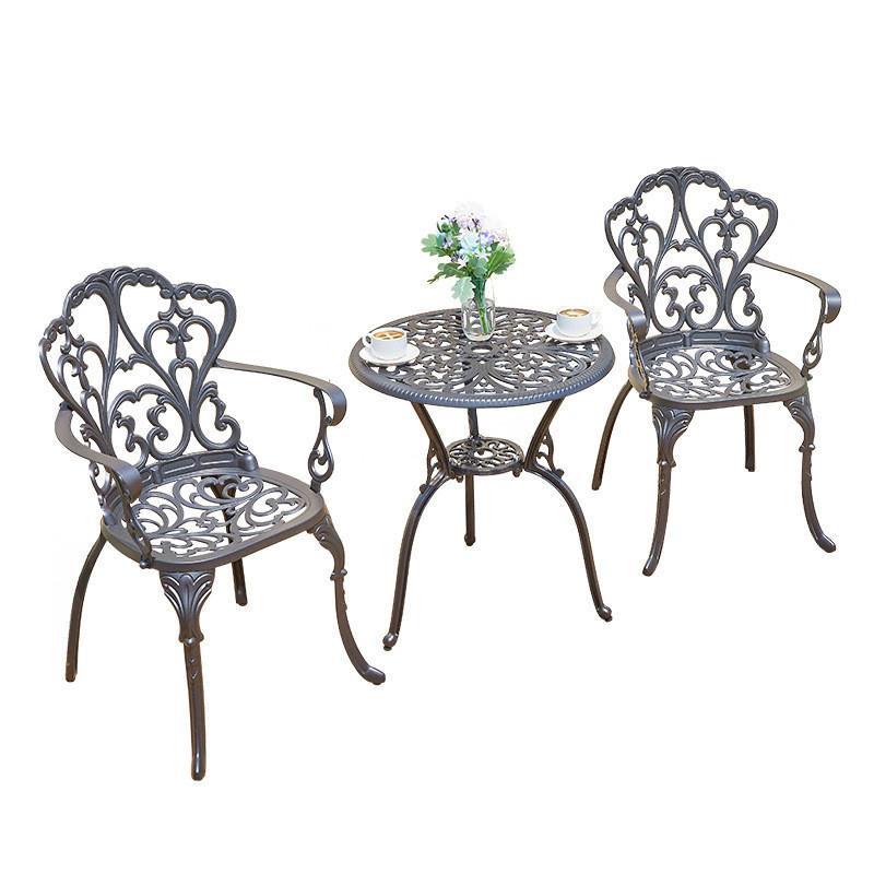 铁艺阳台桌椅户外花园防水田园风露台庭院休闲防水小清新文艺桌椅