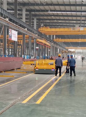 25t大吨位电动平板车车间用电动轨道平车电动有轨移动平台车