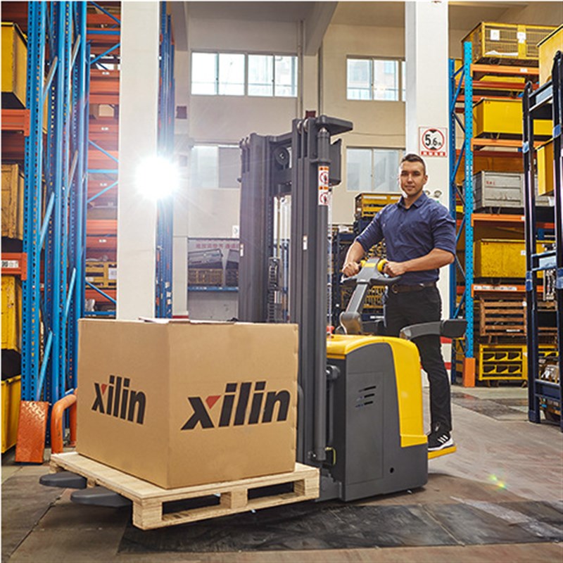 厂家供应站驾式电动堆高车   西林CDD15K-II.III站驾式电动堆高车