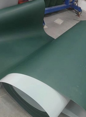 墨绿色PVC输送带 2 3 4 6mmPVC平带 PVC传送带可定 制