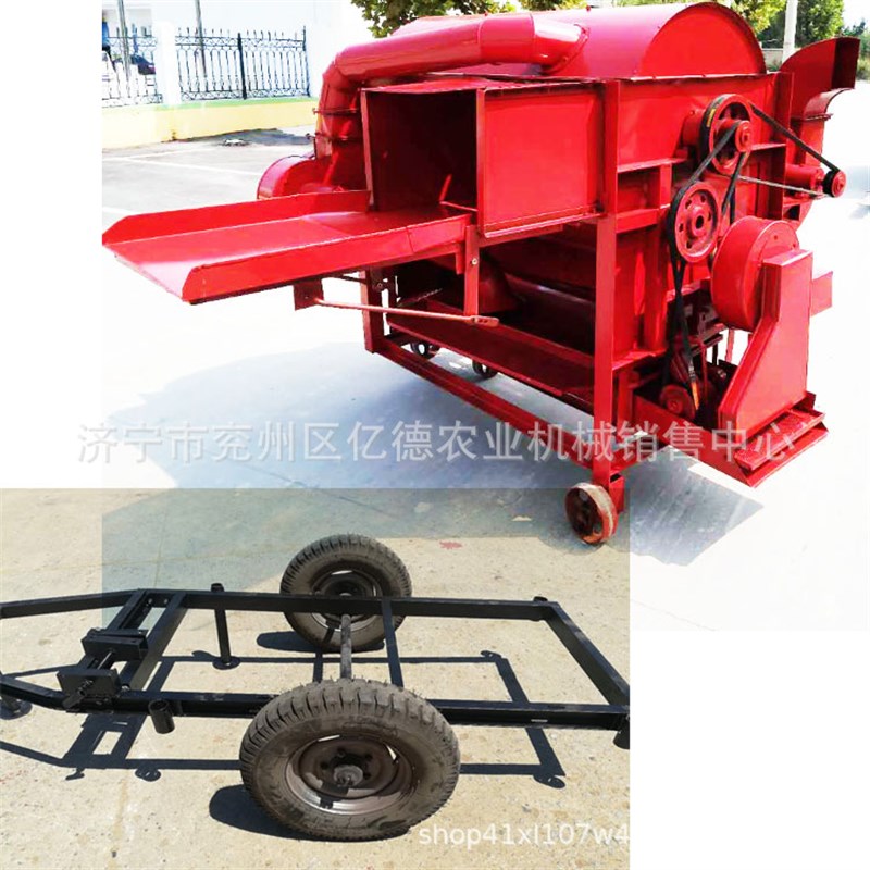 2023年新款电动豌豆高梁多用脱粒机稻麦脱粒机柴油机款多种稻麦机