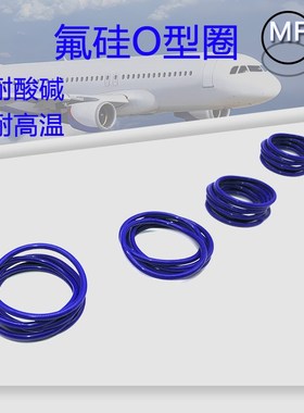 零下60耐低温汽车传感器可用蓝色氟硅胶O型圈FVMQ氟硅橡胶垫片