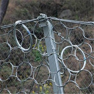 边坡防护网厂家被动边坡防护网RX 025型钢丝绳落石拦截网