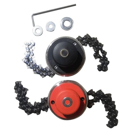 汽油割草机链条式打草头 割灌机割草头 园林机械配件链条式打草头