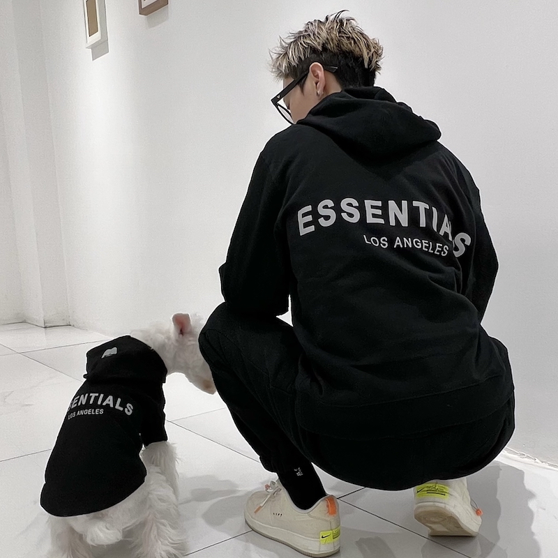 宠物亲子装大狗薄款夏季短袖纯棉大型犬金毛巨贵小狗泰迪卫衣比熊