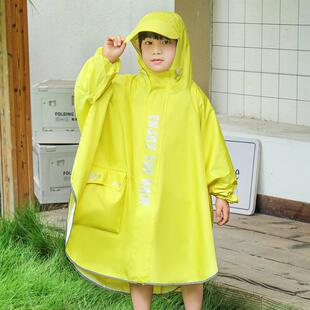 上学带书包位男女童小学生幼儿园宝宝全身雨披 儿童雨衣斗篷式
