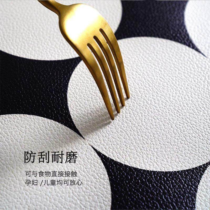 餐边柜桌垫电视柜轻奢高级皮革台面保护垫玄关桌面垫防水防油桌布,居家布艺,桌布,淘宝优惠券,粉丝福利购,淘宝优惠卷