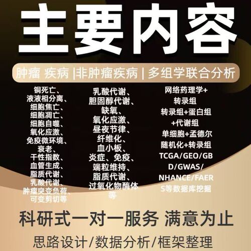 生信分析 质谱数据分析 蛋白质谱 代谢组学 定性定量分析