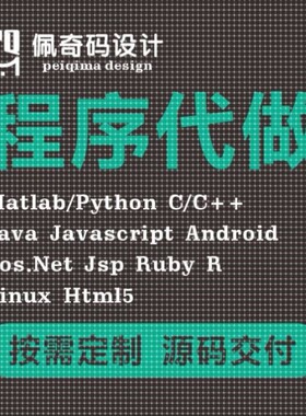 计算机python编程Java代码编写c++代做matlab程序php设计代写安卓