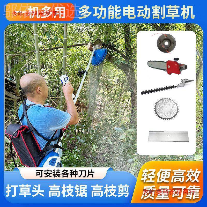 德国新FHQ打款充电式锂电自割草机40v60v接电源大功率外全动电动