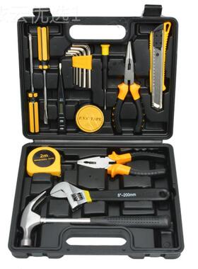 家用工车具YIA组套五金工具 组合套装工具理手动工修具维修工具箱