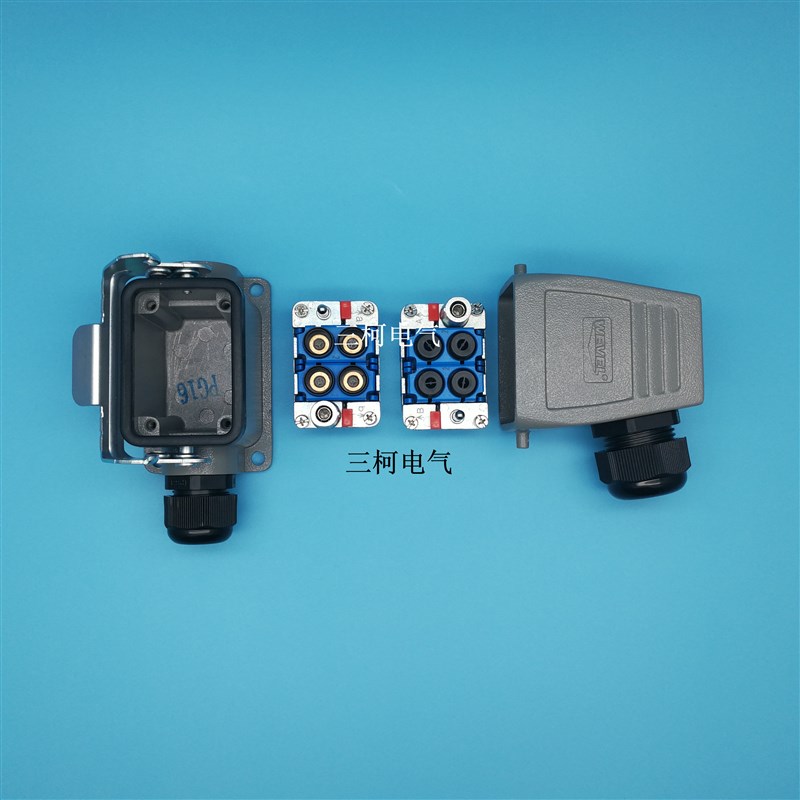 WEVEL威乐 2芯4芯气动模块组合式HARTING哈丁魏德米勒重载连接器