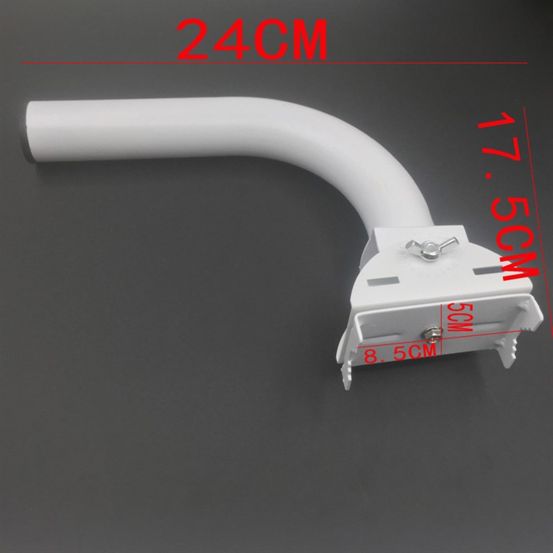 无线网桥红外对射L支架 室外无线监控ap定向天线加厚壁装可调支架