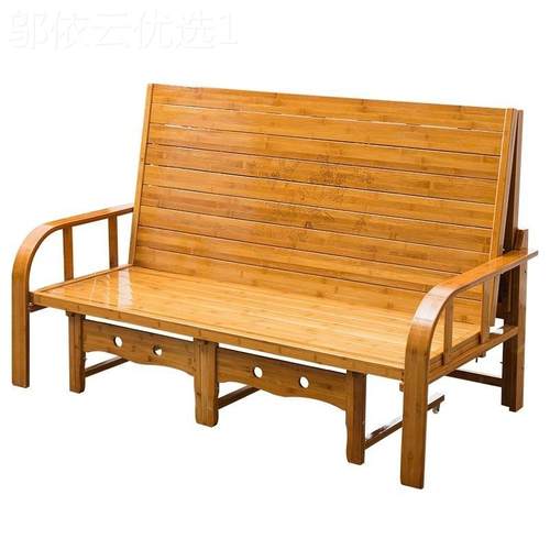 竹IPZ型发床两用可折叠双人单人家用午休式客老厅小户折叠床沙午