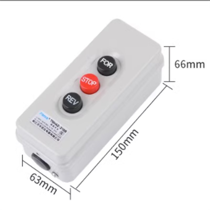 浙江天华TNHA2-315B 380V 2.2KW 三相电机正反转启动停止按钮开关